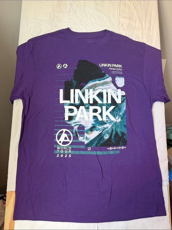Other - Purple Graphic Tour T‑Shirt-Linkin Park